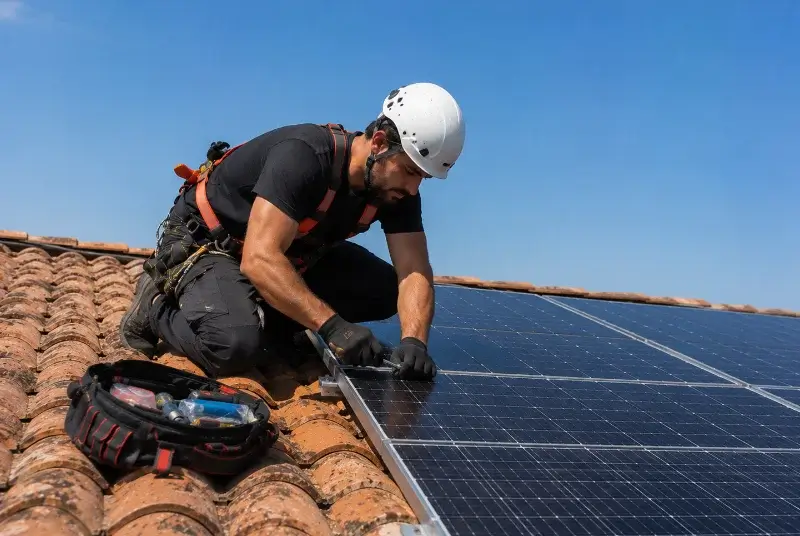 Maintenance et monitoring de panneaux solaires à Chazay-d'Azergues
